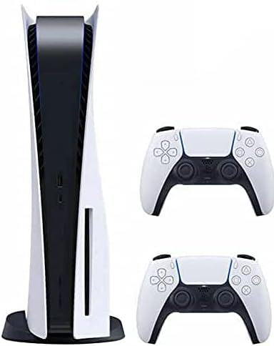 Дискова версия на Playstation 5 за конзолата PS5 - Допълнителен контролер, за игри на 4K телевизор, изход 120