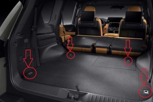 EACCESSORIES EA Органайзер за багажник отзад, Транспортна мрежа за Lexus LX600 2022-2023 – Подови Транспортна