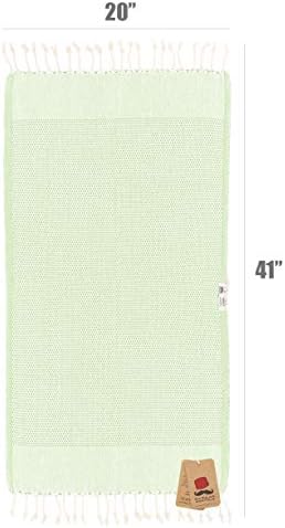 Турски Кърпи за ръце, Комплект от 4 Хавлиени кърпи от Акация, Памук, 41x20 , Декор за баня в стил Бохо,