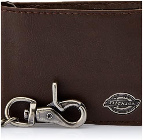 Мъжки Двукрилен чантата си Шеги - за Повишена сигурност с прозорец за идентификация и джобове за кредитни карти