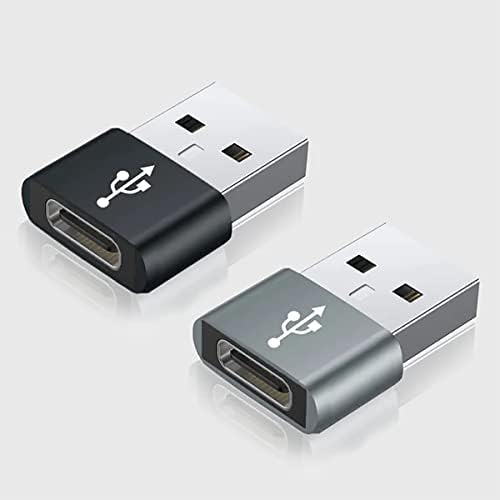 Бърз USB адаптер-C за свързване към USB порт, съвместим с Samsung Galaxy Book Pro 360 (15,6 инча) за зарядни