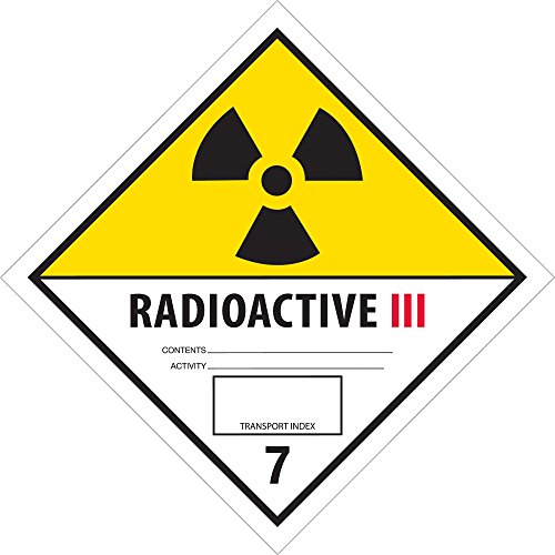 Етикети /Стикери Radioactive III, 4 x 4, Черни /Бели / Жълти, 500 Етикети В ролка (1 ролка)