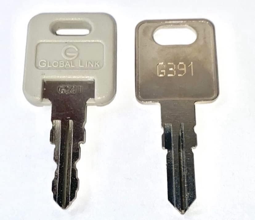 Ключ Global Link Lock, 1 Сив оригинал и 1 Метален с Надпис (G391), Сив Метал, Нови и Подмяна на Ключове, 2 ключа