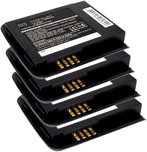 4x Литиево-йонни батерии Exell EBS-CN50X 3,7 В 3900 mah за Intermec CN50. Заменя Cameron Sino CS-ICN500BX, INTERMEC