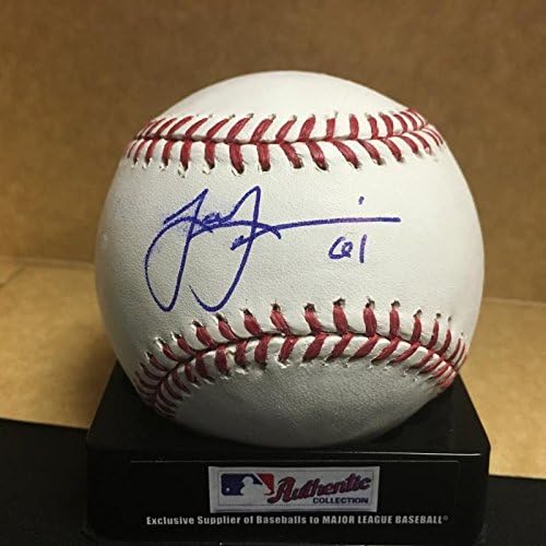 Джейсън Гарсия Балтимор Ориълс М. л. Бейзбол с автограф W / coa - Бейзболни топки с автографи