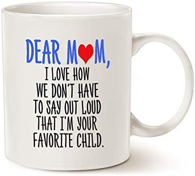 MAUAG Забавно Кафеена Чаша на Ден на Майката на майка ми, Скъпа майко, Аз съм Твоят Любим Дете, Кафеена Чаша,