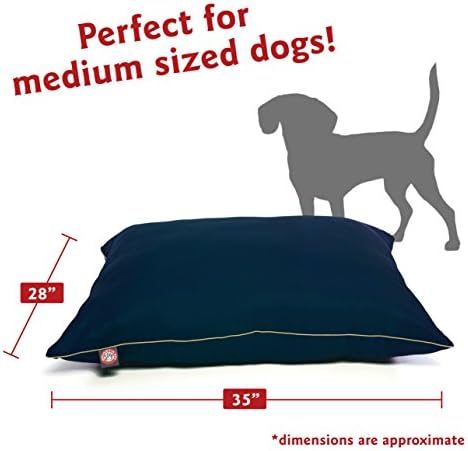 Легло за кучета Majestic Пет Super Value среден (35 х 28 см) однотонно-син цвят