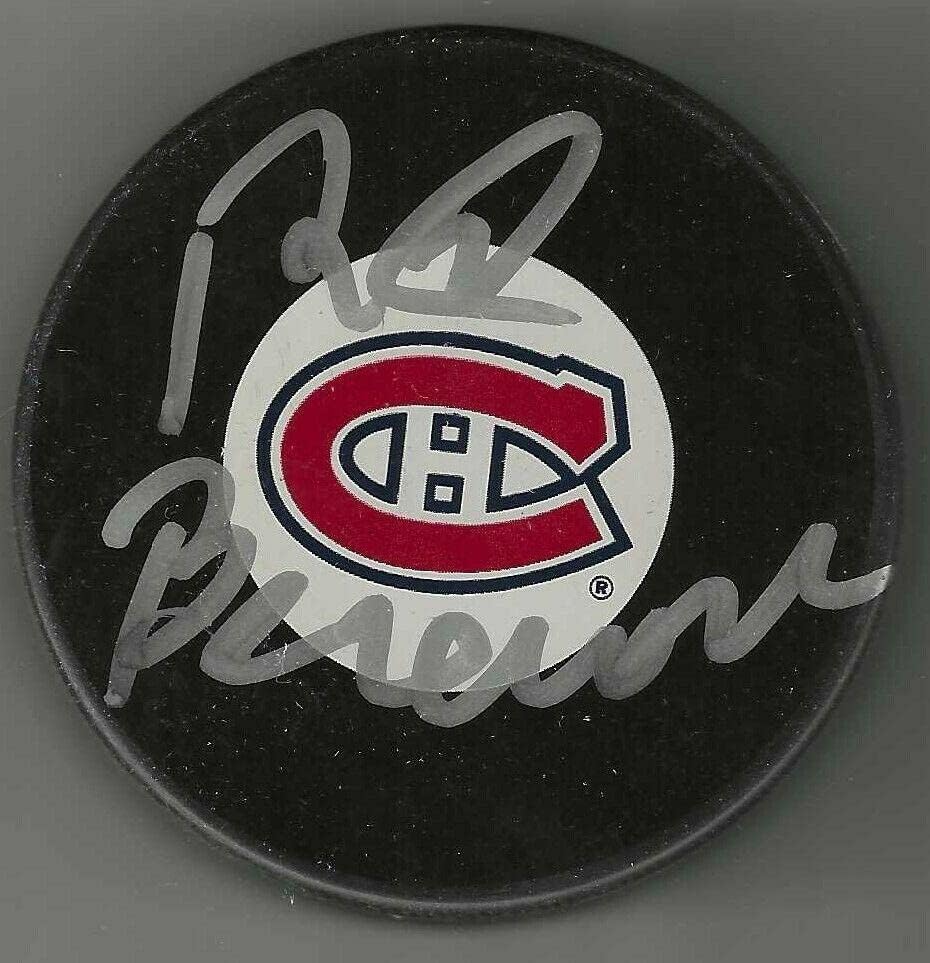 Ед Berenson Подписа шайбата Монреал Канадиенс - за Миене на НХЛ с автограф