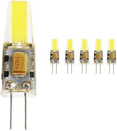 Led лампа Mengjay® 5X 2,5 W G4, основната крушка G4, Подменяйки галогенную лампа с мощност 20 W, AC / DC, 12