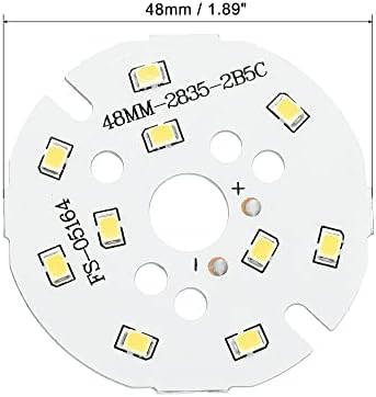 MECCANIXITY COB Led Чип-Топка 5 W 120лм 4000-4500 До 48 мм 15-17 vdc Энергосберегающая Лампа за Смяна на Прожектор