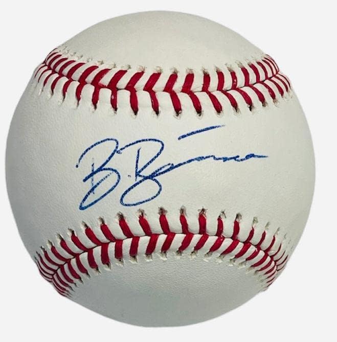 Брендън Бариера с автограф от Официалния представител на Мейджър лийг бейзбол (JSA) - Бейзболни топки с автографи