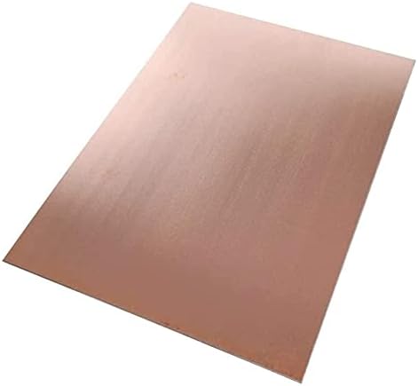 Фолио от меден лист YIWANGO Плоча от фолио от меден метална Листа1. 2X200 X 300 мм Вырезанная Медни Метална