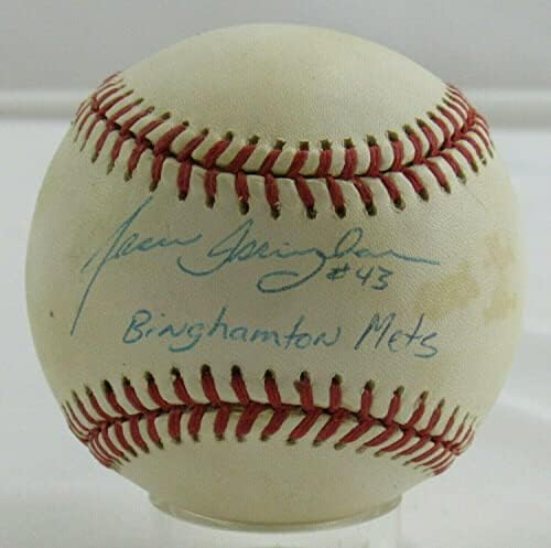 Джейсън Исрингхаузен Подписа Автограф Rawlings Baseball В100 - Бейзболни Топки С Автографи