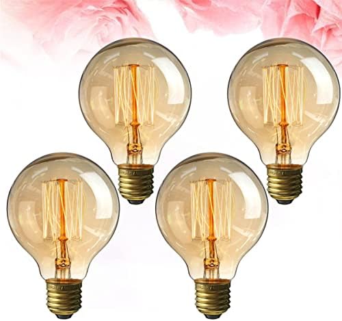 Uonlytech, 4 бр., Энергосберегающая Основна лампа, Цветна лампа във формата на Глобус, спалня, Ресторант, Домашни