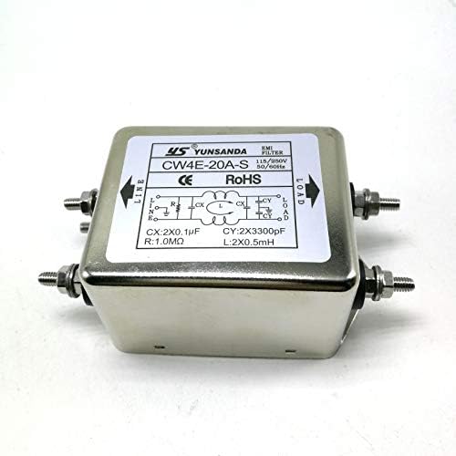 Резервни части за инструменти за Мрежова филтър ac адаптер 220 В, защита от на смущения, болт CW4E-30A/6A/10A/20A/3A-S,