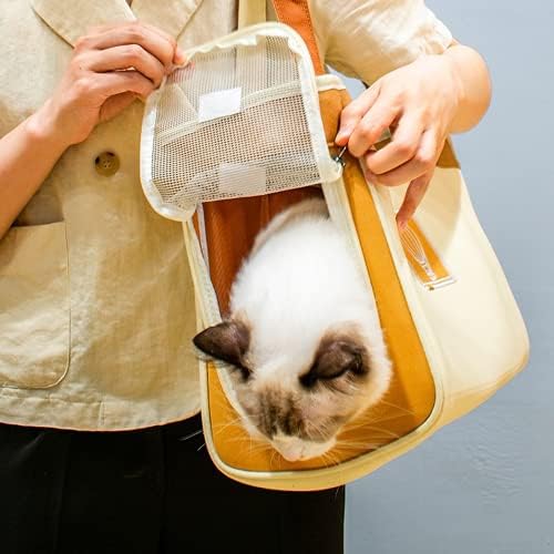 Cbppute Преносима чанта за домашни любимци, Лаптоп Раница за котки, калъф за транспортиране на домашни любимци,