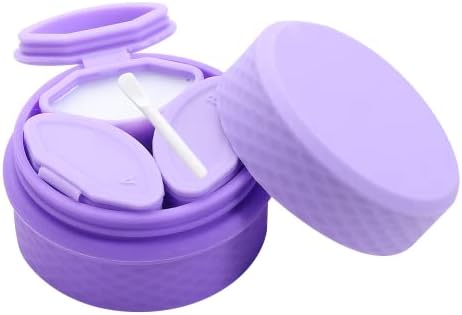 Комплект силиконови съдове за козметика за пътуване, за Многократна употреба Празни Силиконови Съдове за Крема