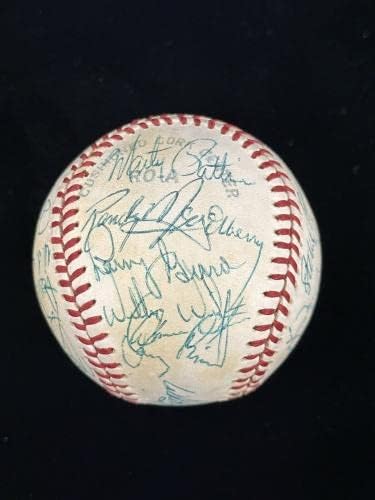 1978 Екип KC Рояли AL West Champs ПОДПИСА Официален бейзбол AL MacPhail 29 sigs - Бейзболни топки с автографи