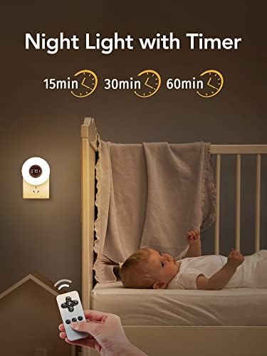 Лека нощ ONEFIRE за деца с Таймер в тоалетната и дистанционно управление, Детски лека нощ 3 Цвята Осветление