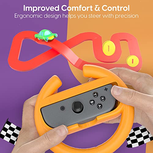 Контролер на волана TALK Works за Nintendo Switch 2 Pack - Аксесоари за състезателни игри Switch Joy Против