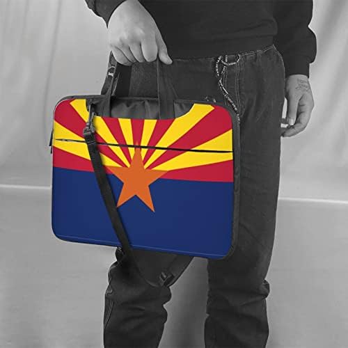 Преносим Чанта За лаптоп с Флага на Аризона/Работна Чанта За Компютър С Горната дръжка
