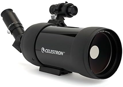 Оптична тръба Celestron 52268 C90 Мак (черен) и Т-образен пръстен 93419 за 35-мм камера Canon EOS (черен)