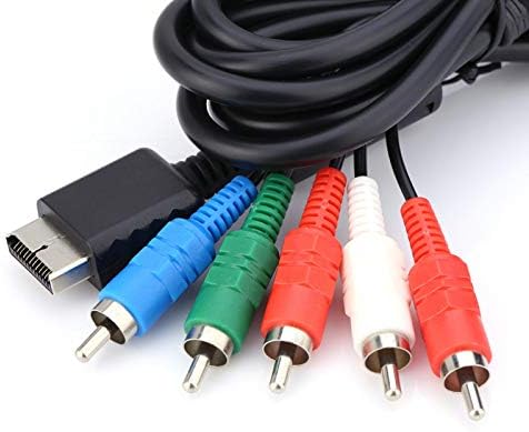 Аудио кабел Mxzzand 181 см Видеокабель на Видео/Аудио Кабел с множество изходи е Съвместим с PS2 PS3 за HDTV EDTV