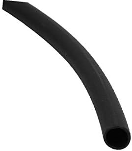 Антикорозионна тръба от полиолефин X-DREE 2 м, с вътрешен диаметър 0,16 инча цвят Черен за кабели, слушалки