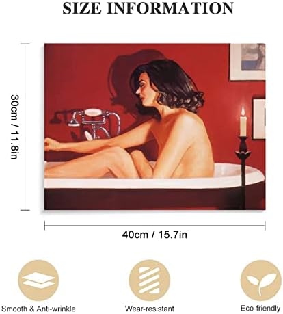 Една жена в банята Естетически Плакат Стенен Стенен Декор Художествени Картини на Платно Стенен Декор Начало