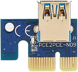 Конектори USB 3.0 PCI-E Странично VER 009S Express 1X 4X, 8X 16x Удължител PCIE Странично Adapter Card 6PIN
