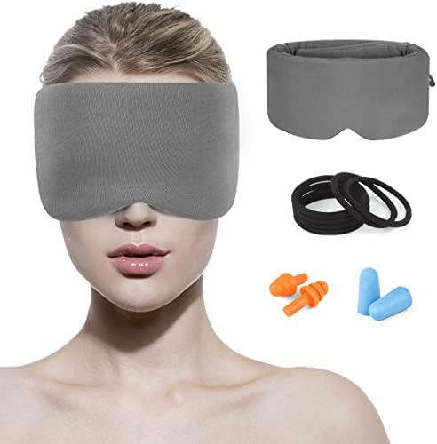 Маска за очи Smootht Sleep Eye Mask за мъже и жени, Мека Модальная Маска за сън и Регулируеми Маски за нощния