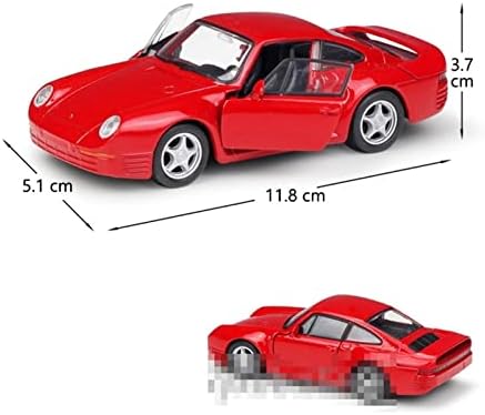 Мащабна модел на превозното средство за Porsche 959, Монолитен под натиска на Автомобилната Метална модел автомобил,