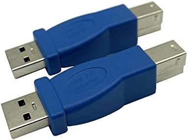 Адаптер Dafensoy USB 3.0 (комплект от 2 теми), USB конектор, A към конектора USB B за печат, които се използват