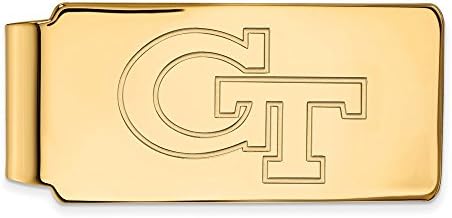 Скоба за пари Georgia Tech (Жълто злато 14 карата)