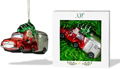 Коледен комплект North Star - Ван и Къмпинг - Стъклени Формовъчни Декорация за Коледната елха