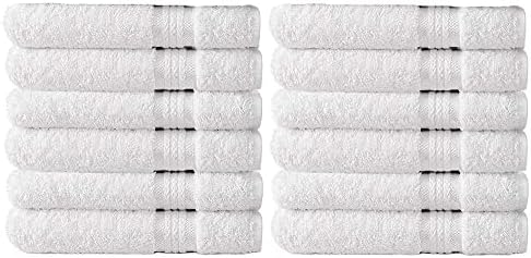 12 Опаковки Ультрамягких Много големи Кърпички за миене на съдове 12x12 Бяло Махровое кърпи Кърпи за миене на