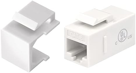 VCE 30-Опаковъчни Празни поставяне Keystone Jack Бял цвят, в комплект с 5-упаковочными вградени соединителями