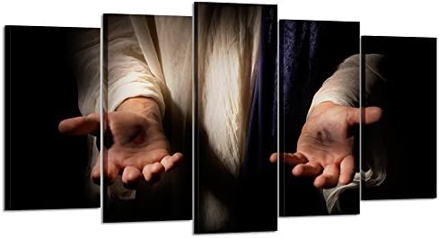 Творческа Изкуство - Ръката на Исус Воскрешенные Отпечатъци Стенно Изкуство 5 бр. Плакат Картина Giclee Произведение