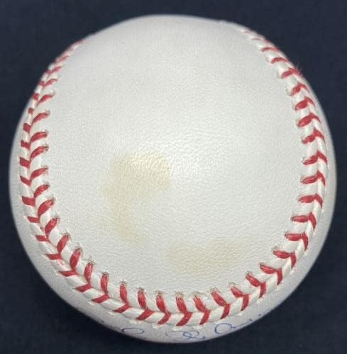 Боб Гибсън 1.12 ЕРА 68 Бейзбол с автограф от JSA - Бейзболни топки с автографи