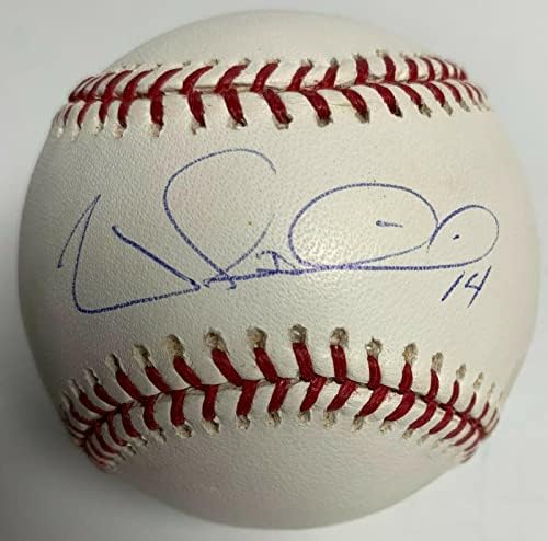 Уилсън Бетемит Подписа Договор с Висша Лига на MLB Бейзбол PSA M44917 - Бейзболни Топки С Автографи