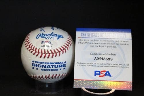 Фърги Дженкинс Подписа (Надпис) Бейзболен Автограф Auto PSA/DNA AM48599 - Бейзболни топки с автографи