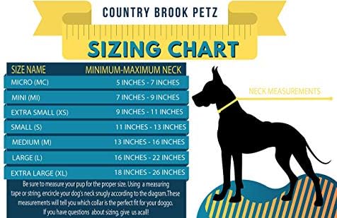 Country Brook Petz - Луксозен нашийник за кучета Anchors Away - Произведено в САЩ - Колекция Summer Breeze с