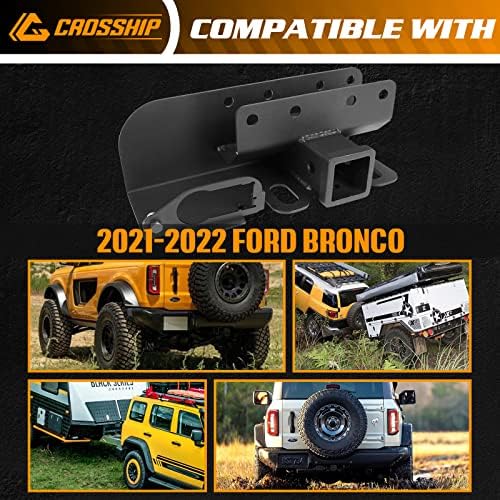 Приемници прицепного устройство CROSSHIP 2, подходящи и за Ford Bronco 2dr 4dr 2021 2022 2023, Аксесоари на