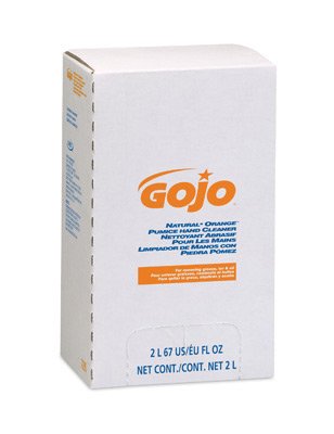 GOJO - Средство за измиване на ръцете Зареждане Natural Orange PRO С Скребущими частици от пемза - Обем: 2000 мл