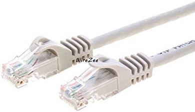 Кръпка-захранващ кабел Cat6 RJ45 UTP кабел Ethernet (3 фута, черен)