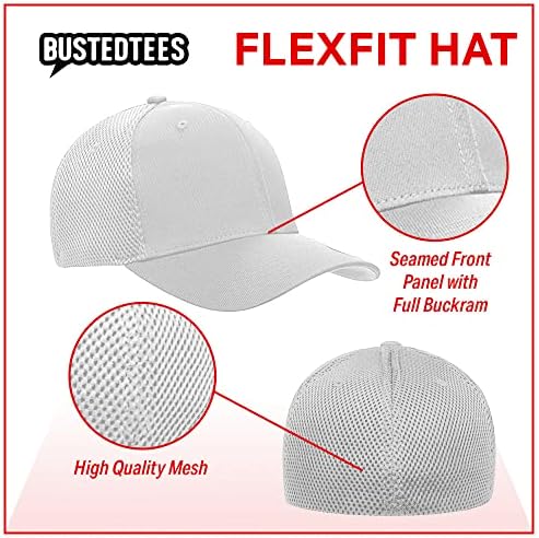 Бейзболна шапка BustedTees с нашивкой Национален парк Татуин Flexfit Шапка - бейзболна шапка за Мъже и Жени,