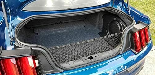 EACCESSORIES EA Органайзер за багажник Транспортна мрежа за Ford Mustang 2015-2023 – Транспортна мрежа в стил плик за купе - Органайзер за багажник на автомобил от Премиум–клас за ?