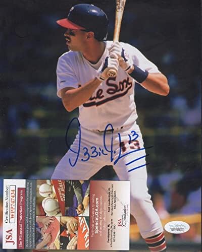 Ози Гален Уайт Сокс Подписано Снимка 8x10 с Автограф от Jsa Wpp747434 - Снимки на MLB с автограф
