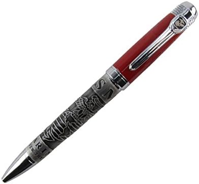 Червена Химикалка химикалка от тежък метал от Корпуса на морската пехота на САЩ и Подарък кутия от TreasureGurus,