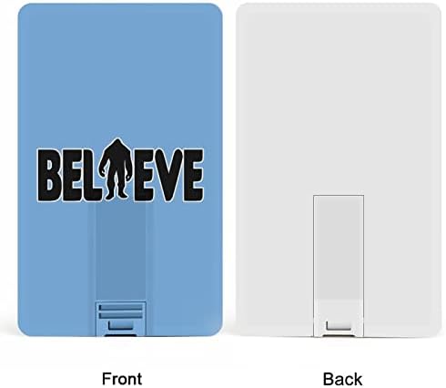 Believe Йети USB Memory Stick Бизнес Флаш Карта, Кредитна карта Форма на Банкова карта